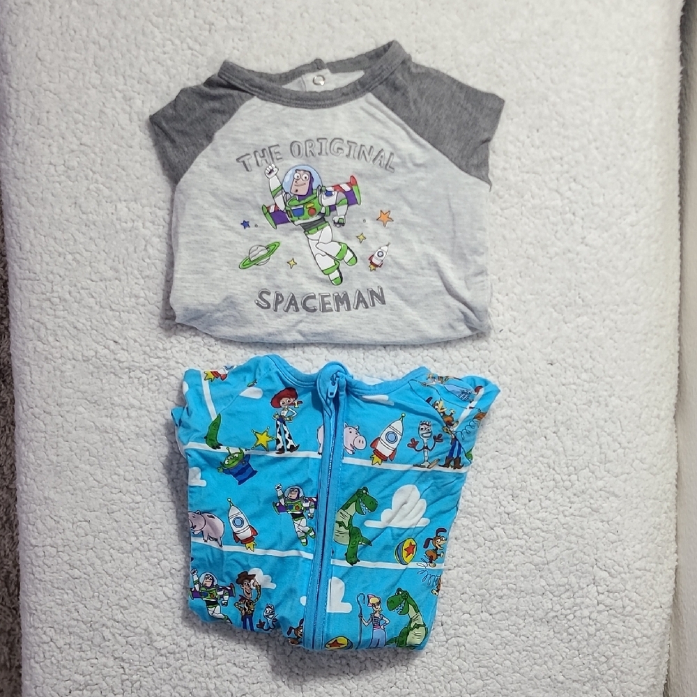 Little Sleepies Toy Story Bamboo Pajamas & Bodysuit 6–12 Months